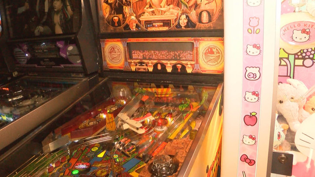The Pinball Hall of Fame is home to many classic pinball games, along with other arcade attractions.{ }(Photo: KSNV)