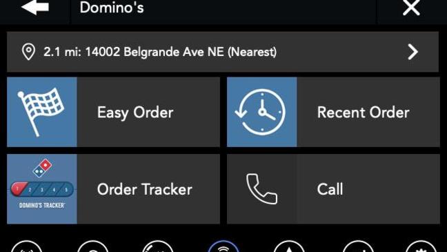 Uconnect Market is a new platform that allows FCA customers to make on-demand reservations{&nbsp;}and to purchase{&nbsp;}products and services directly{&nbsp;}from the vehicle touchscreen. (Image courtesy of Fiat Chrysler Automobiles)