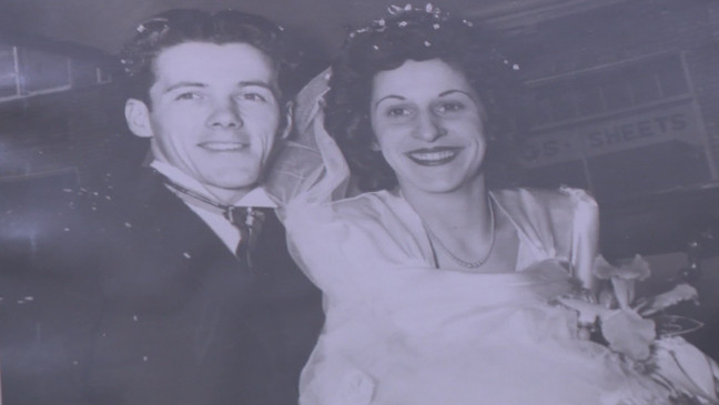 A picture of Robert and Ann Gorman at their wedding. (WJAR){&nbsp;}