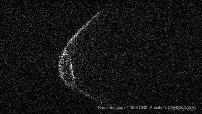 Asteroid 52768 (1998 OR2) was first discovered by NASA in 1998, and NASA says it's large enough "to cause global effects if one impacted Earth." (NASA)