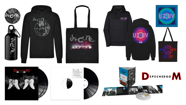 Holiday Gift Guide 2023: Music (Photo: The Cure, U2, Depeche Mode){&nbsp;}