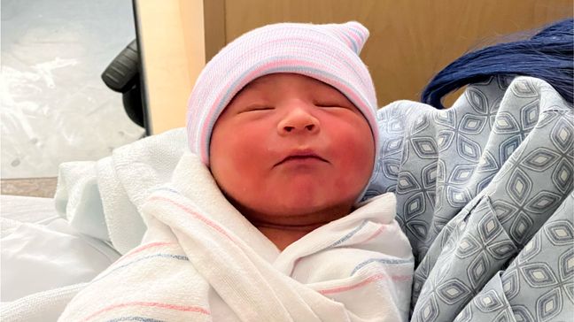 Mom and baby at the hospital (Photo: Saint Agnes Hospital)