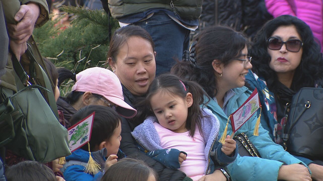 The Smithsonian National Museum of Asian Art hosted its annual Lunar New Year festival. (WJLA)