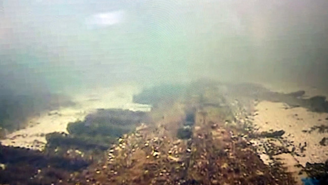 Imaging of the shipwreck believed to be the George L. Newman, which wrecked the night of the Peshtigo fire on October 8, 1871. (Photo credit: Wisconsin DNR)