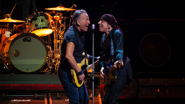 Rock n’ roll icons Bruce Springsteen & the E Street Band were back in the Rose City Saturday night, playing a sold out show at the Moda Center. (Photo by Tristan Fortsch for KATU News on February 25, 2023)