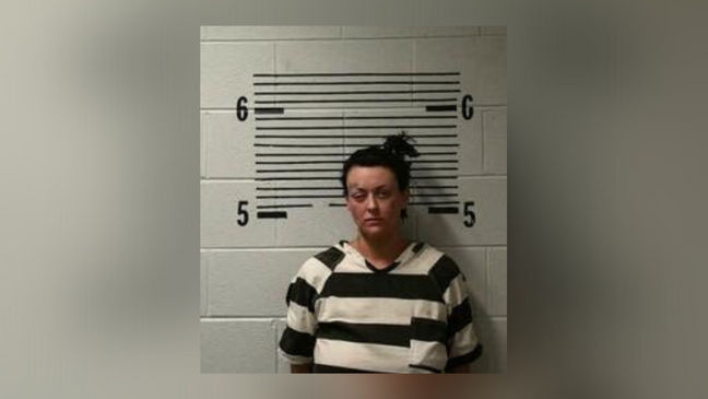 Mugshot of Grace Kelley when she was charged with indecent exposure, obstructing governmental operations and soliciting prostitution (Elmore County Jail)