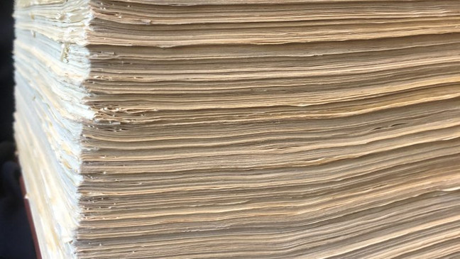 A book of prayer requests at the chapel. (Dollywood photo){p}{/p}{p}{/p}