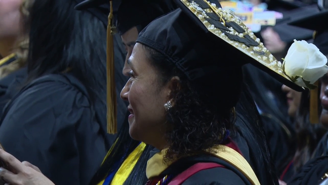 Rhode Island College student graduates after years of homelessness (WJAR)