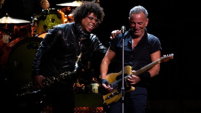 Rock n’ roll icons Bruce Springsteen & the E Street Band were back in the Rose City Saturday night, playing a sold out show at the Moda Center. (Photo by Tristan Fortsch for KATU News on February 25, 2023)