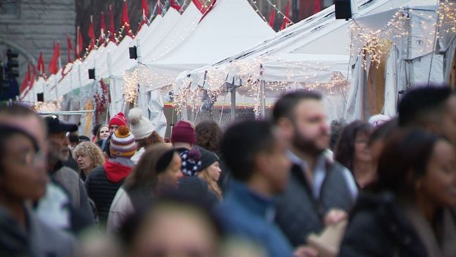 Thousands have flocked to the Downtown Holiday Market this year. (WJLA)