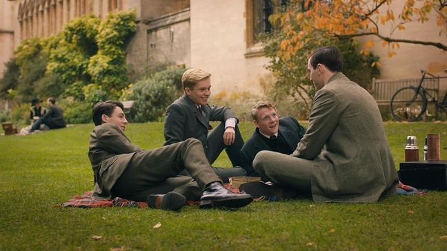 (From L-R): Anthony Boyle, Tom Glynn-Carney, Patrick Gibson and Nicholas Hoult in the film TOLKIEN. Photo Courtesy of Fox Searchlight Pictures. © 2019 Twentieth Century Fox Film Corporation All Rights Reserved{&nbsp;}(Photo: Twentieth Century Fox Film Corporation)