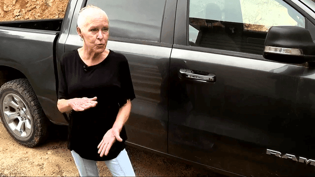 May 13, 2024 - Swannanoa homeowner Pamela Fountain tells News 13 she's been dealing with a black bear that's become a big nuisance, damaging her property, getting insider her vehicle and more. (WLOS)