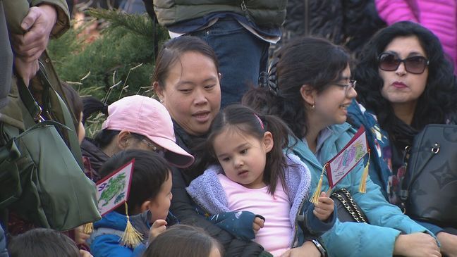 The Smithsonian National Museum of Asian Art hosted its annual Lunar New Year festival. (WJLA)