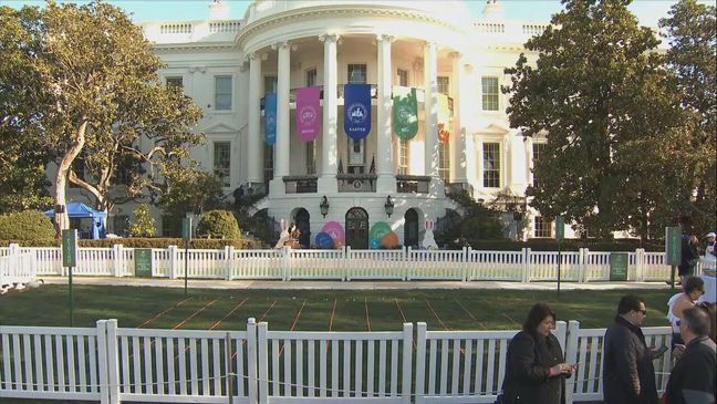 White House Easter Egg Roll returns to Washington, D.C. on Monday, April 10, 2023. (John Gonzalez/7News)