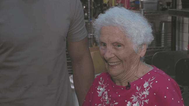 Ross Smith and Grandma created what they say is the world's largest Oreo at 175 pounds. (WSYX)