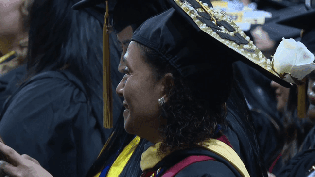 Rhode Island College student graduates after years of homelessness (WJAR)