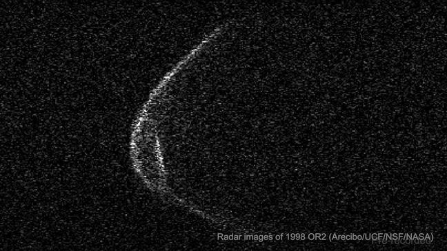 Asteroid 52768 (1998 OR2) was first discovered by NASA in 1998, and NASA says it's large enough "to cause global effects if one impacted Earth." (NASA)