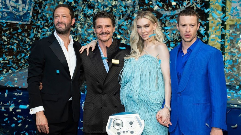 Image for story: Pedro Pascal and the 'Fantastic Four' cast step out on the blue carpet for London premiere