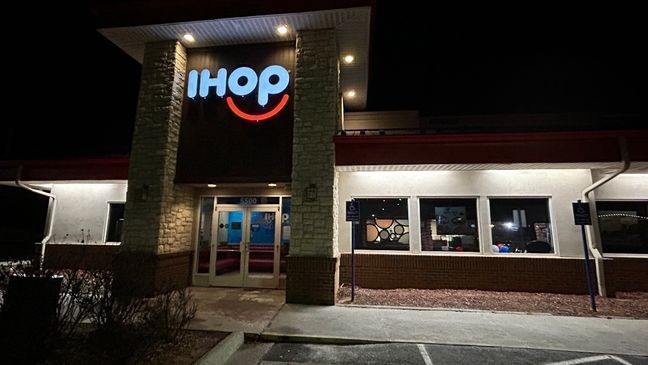 It's IHOP's National Pancake Day, which means a free short stack of pancakes on Tuesday, March 4, 2025. (Credit: WSET)