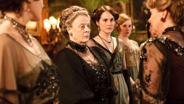 Maggie Smith as the Dowager Countess of Grantham on "Downton Abbey" (Courtesy: Milk Publicity){p}{/p}