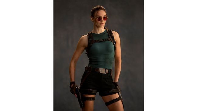 Sophie Turner as Lara Croft (Courtesy: Prime Video)