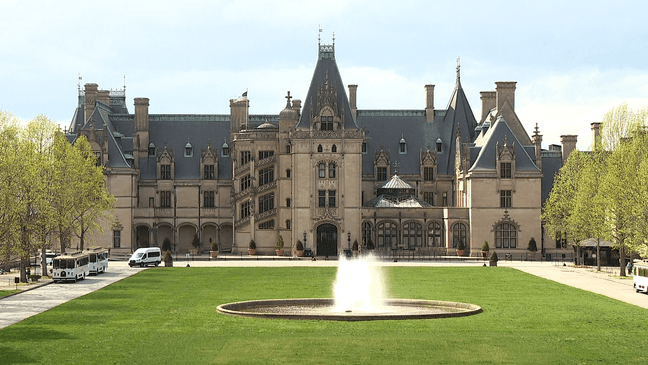 APRIL 3, 2025 - The Biltmore House in Asheville, N.C. (Photo credit: WLOS staff){p}{/p}