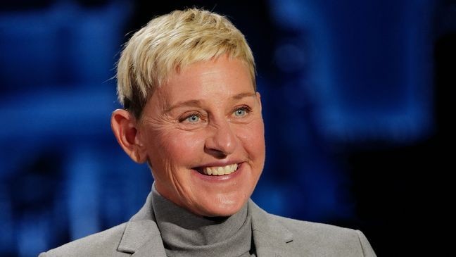 JIMMY KIMMEL LIVE! - "Jimmy Kimmel Live!" airs every weeknight at 11:35 p.m. EST and features a diverse lineup of guests that include celebrities, athletes, musical acts, comedians and human interest subjects, along with comedy bits and a house band. The guests for Tuesday, April 20 included Ellen DeGeneres ("Ellen"), Billie Joe Armstrong ("Billie Joe Armstrong: Welcome to My Panic"), and musical guests Jimmie Allen & Brad Paisley. (Randy Holmes via Getty Images)ELLEN DEGENERES