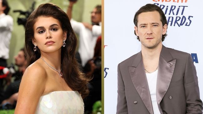 Kaia Gerber and Lewis Pullman have reportedly been together since January. (Courtesy: Getty Images)