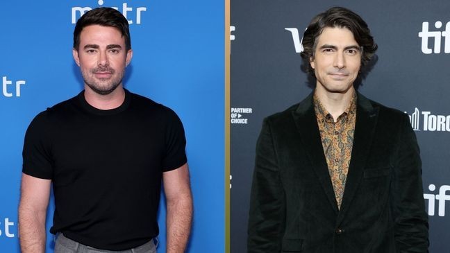 Jonathan Bennett and Brandon Routh have regularly been mistaken for each other over the years. (Photo by Amy Sussman/Getty Images for MISTR, Free Online PrEP/Jeremy Chan/Getty Images)