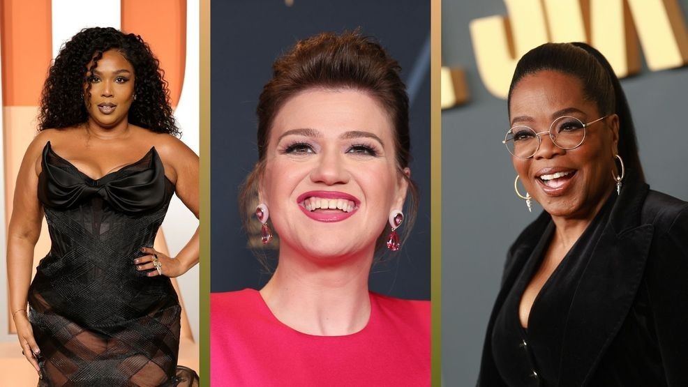 {&nbsp;}Lizzo, Kelly Clarkson, Oprah Winfey James Corden (Credit: Getty)