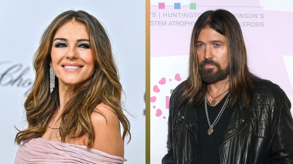 Elizabeth Hurley and Billy Ray Cyrus surprised people by going Instagram official on Easter.{&nbsp;}(Courtesy: Getty Images)