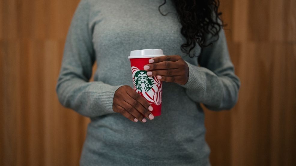 Starbucks Holiday photoshoot on 10/21/24 at store number 59603 in Sumner, WA. (Joshua Trujillo, Starbucks)