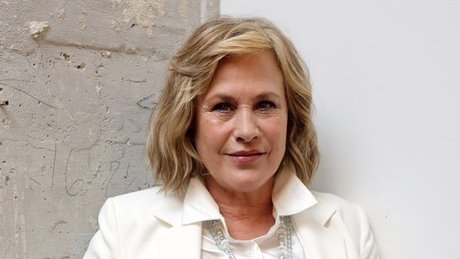 HOLLYWOOD, CALIFORNIA - AUGUST 16: Patricia Arquette attends the Live 'Severance' Podcast taping with Ben Stiller and Adam Scott at NeueHouse Hollywood on August 16, 2025 in Hollywood, California. (Photo by Eric Charbonneau/Apple TV+ via Getty Images)