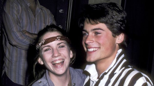 Melissa Gilbert and Rob Lowe dated off and on for several years. (Photo by Ron Galella, Ltd./Ron Galella Collection via Getty Images)