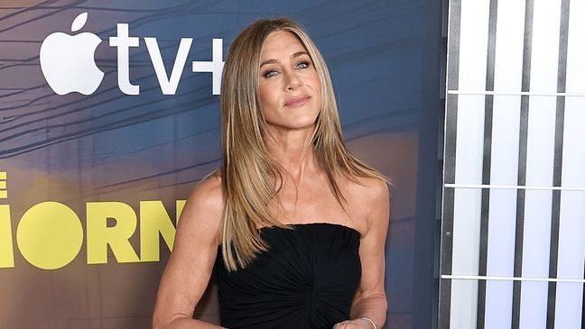 NEW YORK, NEW YORK - SEPTEMBER 09: Jennifer Aniston attends "The Morning Show" Season 4 New York Premiere at Museum of Modern Art on September 09, 2025 in New York City. (Photo by Jamie McCarthy/Getty Images)