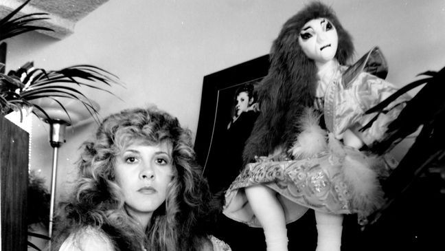 {&nbsp;}Stevie Nicks with a doll in 1981. (Courtesy: Getty Images)