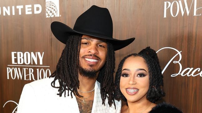 LOS ANGELES, CALIFORNIA - NOVEMBER 17: (L-R) Keith Lee and Ronni Lee attend EBONY Power 100 Gala 2024 at Nya Studios on November 17, 2024 in Los Angeles, California. (Photo by Leon Bennett/Getty Images for EBONY)