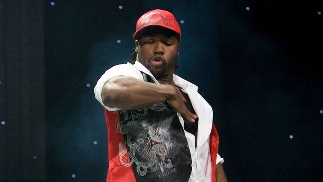 Joshua Allen, from the hit television show "So You Think You Can Dance", performs live with the other Top Ten finalists from season three at Rose Garden arena in Portland. Allen won the votes of the audience and became "America's Favorite Dancer" for 2008. (Photo by Chris Ryan/Corbis via Getty Images)