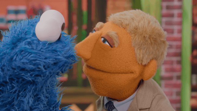 "Beignet Blanc" investigated a mystery on Sesame Street in "Forks Out." (Courtesy: Netflix)