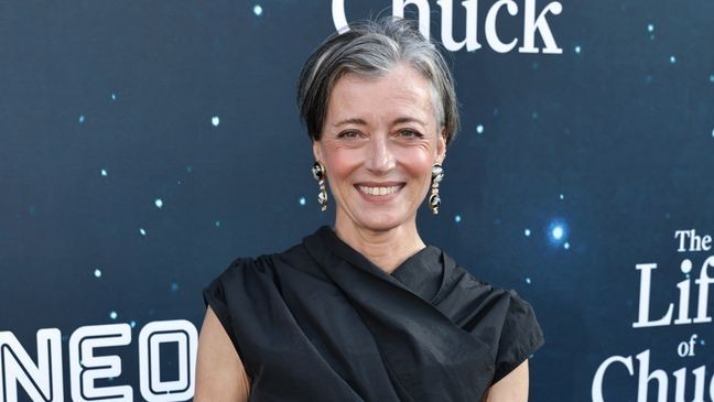 Mia Sara, star of "Ferris Bueller's Day Off," made a rare red carpet appearance at the "Life of Chuck" premiere Monday night. (Photo by Eric Charbonneau/Neon via Getty Images)