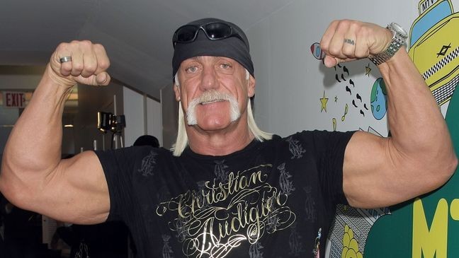 NEW YORK - JANUARY 07:  (U.S. TABS OUT)  TV personality Hulk Hogan poses for a photo backstage during MTV's Total Request Live at the MTV Times Square Studios January 7, 2008 in New York City.  (Photo by Scott Gries/Getty Images)