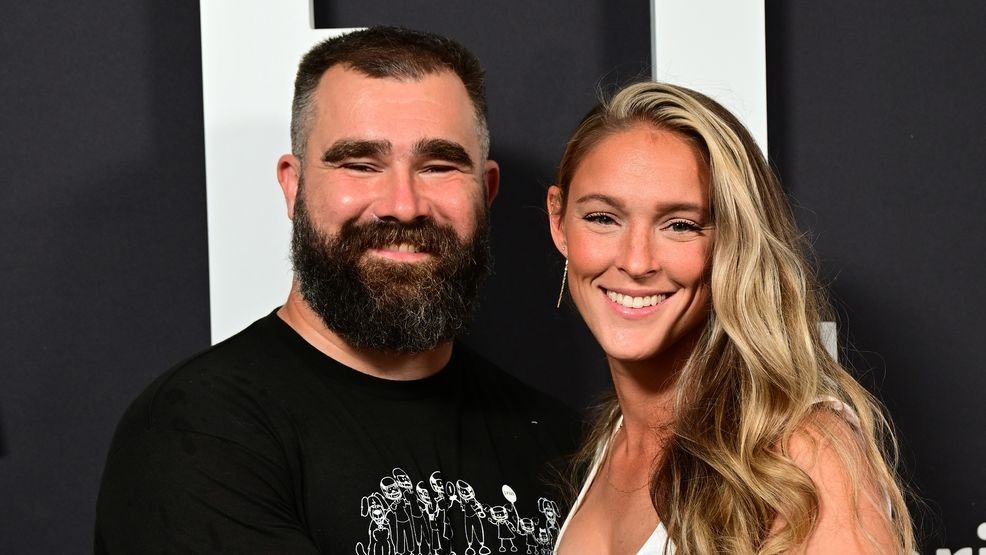 Image for story: Kylie Kelce gives a reality check on Travis Kelce saying he and Taylor Swift don’t argue