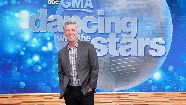 GOOD MORNING AMERICA - Tom Bergeron presents the new "Dancing With the Stars" contestants on "Good Morning America," 8/30/16, airing on the Walt Disney Television Network. (Photo by Lou Rocco/Disney General Entertainment Content via Getty Images)TOM BERGERON