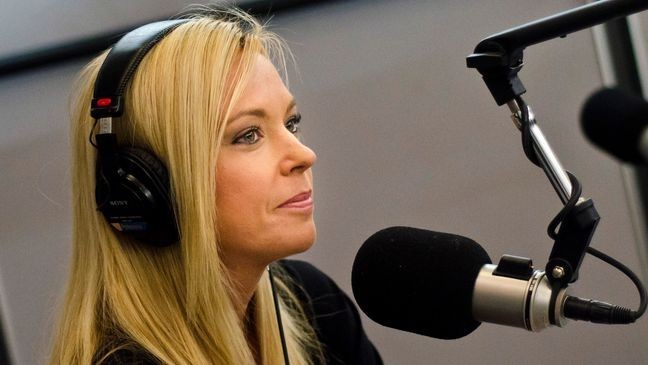 WASHINGTON, DC - MARCH 02: Kate Gosselin speaks on SiriusXM's "Broadminded" radio show at SiriusXM Studio on March 2, 2012 in Washington, DC. (Photo by Kris Connor/Getty Images)