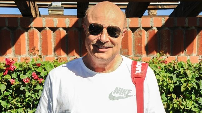 LA QUINTA, CA - MARCH 06:  Dr. Phil McGraw arrives at The 14th Annual Desert Smash Celebrity Tennis Event on March 6, 2018 in La Quinta, California.  (Photo by Amanda Cases/Getty Images for Kelly Howard)