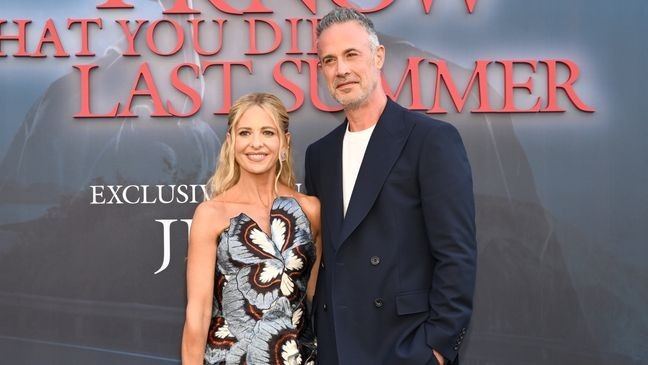 Sarah Michelle Gellar and Freddie Prinze Jr. had a date night at the "I Know What You Did Last Summer" Los Angeles Premiere. (Photo by Michael Buckner/Variety via Getty Images)