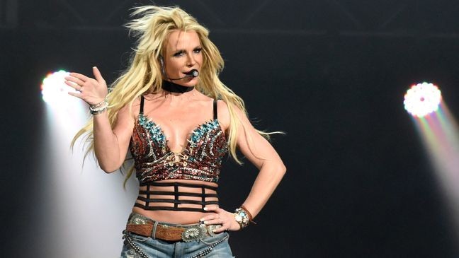 Britney Spears performs during Now! 99.7 Triple Ho Show 7.0 at SAP Center on December 3, 2016 in San Jose, California. (Photo by Tim Mosenfelder/Getty Images)