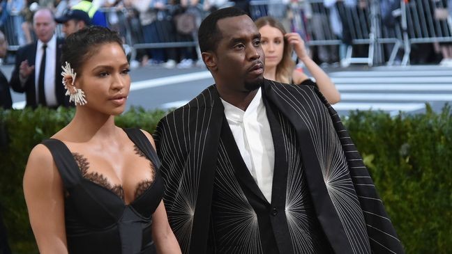 Cassie and Sean 'Diddy' Combs attend Met Gala on May 1, 2017 in New York City.  (Credit: Mike Coppola/Getty)