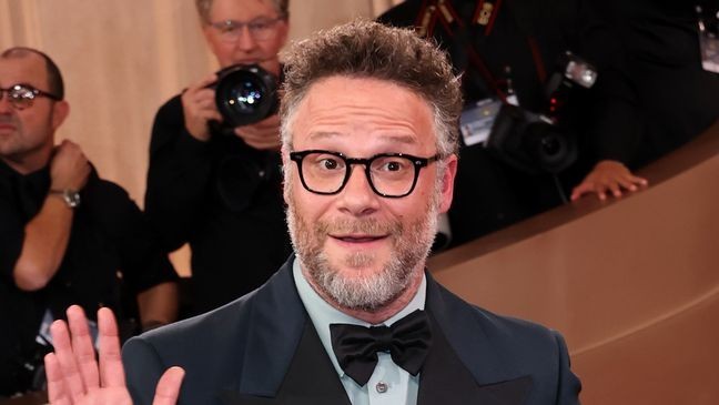 BEVERLY HILLS, CALIFORNIA - JANUARY 11: (FOR EDITORIAL USE ONLY) Seth Rogen attends the 83rd Annual Golden Globe Awards at The Beverly Hilton on January 11, 2026 in Beverly Hills, California. (Photo by Amy Sussman/Getty Images)