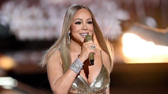 LOS ANGELES, CALIFORNIA - JUNE 09: Mariah Carey performs onstage during the 2025 BET Awards at Peacock Theater on June 09, 2025 in Los Angeles, California.  (Photo by Paras Griffin/Getty Images for BET)